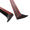 2011–2017 BMW X3 F25 schwarz glänzend Paar Heckscheibe Seitenflügel Spoiler