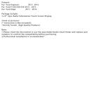 2011–2015 Ford Explorer 8"" Sync Radio Informations-Touchscreen-Display DC3T-18B955-F DT4T-18B955-FB