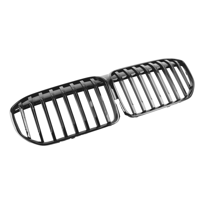 Rejilla de radiador de listón único BMW Serie 7 G11 G12 2019-2022, negro brillante