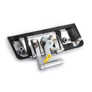Manija de puerta exterior plateada izquierda/lado del conductor para Nissan 350Z 2003-2009