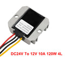 Vandtæt 24V på 12V 10A 120W Step Dc/DC Streamy Dommer Regulator