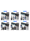 Auto-Innenraum-Fußraum-Atmosphäre RGB-LED-Streifenlichter mit Fernbedienung + APP-Steuerung