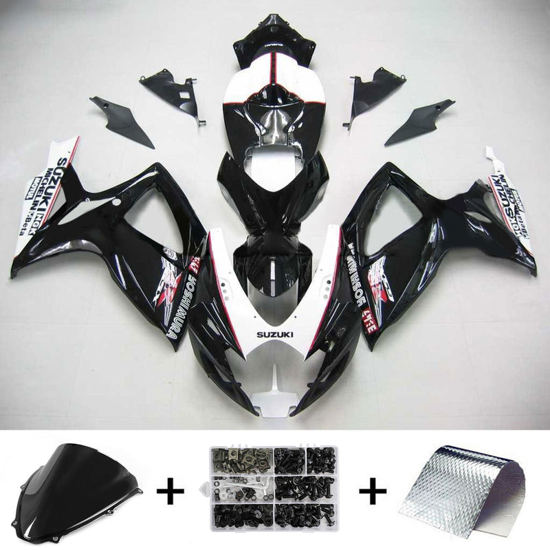 2006-2007 K6 Suzuki GSXR 600/750 kit de carenado de inyección cuerpo plástico