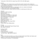 1987–1991 Toyota Truck 22R 2 BBL Square Vergaser 21100–35410