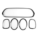 2014–2021 Mini Cooper F55 F56 F57 Schwarzer Kühlergrill Scheinwerfer Rücklichtblende