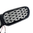 2021-2024 BMW 5-serie G30 G38 Diamond Kidney Grille Svart