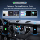 Skrzynka przyłączeniowa USB 2 w 1 z kluczem samochodowym: bezprzewodowy adapter Apple CarPlay i Android Auto