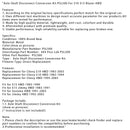 1983-2003 Chevy S10 4WD akselseparatorkonverteringssett PSL500