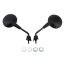 Mirror M8 Shorty left & right Black For Piaggio Vespa Primavera 50 125 150