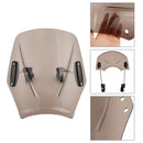 Szyba przednia uniwersalna do motocykli z kierownicą 22 mm / 7/8".