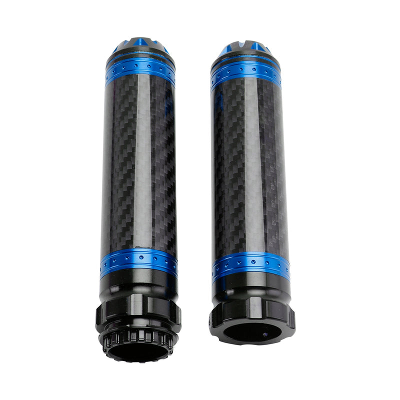 7/8 ""/22Mm Motorrad Lenker Handgriffe Carbon Universal Grün Für Motorrad Silber