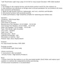 LED-Bremsleuchte (dritte Bremsleuchte) für Jeep Grand Cherokee (1999–2004), Teilenummer 55155140, getönt