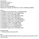 06/2007-07/2009 VW Jetta V Kombi (1K5) 1.4 TSI Hochdruck-Kraftstoffpumpe 03C127025T HFS853A04