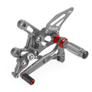 Pareja reposapiés/reposapiés delantero Kawasaki ZX-10R ZX10R 2021-2023 Gris