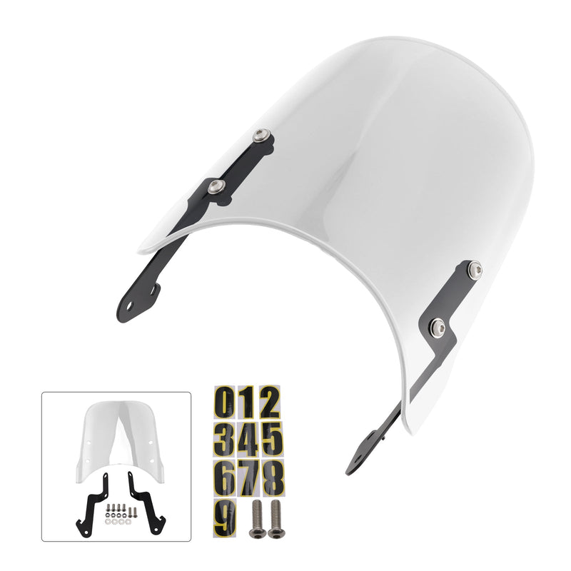 Windschutzscheibe Windschutz fit für YAMAHA XSR 155 2020-2023 XSR 125 2024-2025