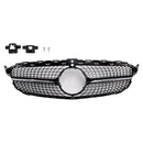 Diamond Front Grill Grille Fit Benz C-Class W205 C250 C300 C400 2015-2018
