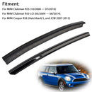 Links und rechts Seitentür Spalte Abdeckung Säule Trim Für Mini Cooper R55 2007-14
