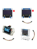 Raspberry Pi 4B 0,96-Zoll-OLED-Anzeigemodul IP-Festplatteninformationsanzeige