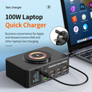 140W Schnellladegerät Intelligentes PD100W Notebook Multi-Port USB Ladegerät UK
