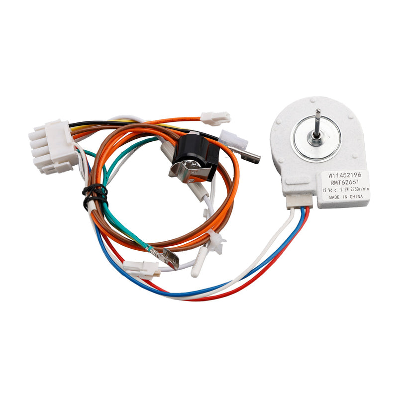 W11452196 Jääkaapin höyrystimen tuulettimen moottori, varaosa, W10514110, W11374554