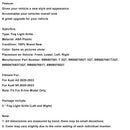 2020-2023 Audi A5 S-line S5 2PCS Frontstoßstange Nebelscheinwerfer Abdeckung Kühlergrill 8W6807682T3Q7