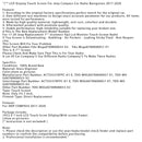 2017–2020 Jeep Compass Autoradio-Navigation 7 Zoll LCD-Display Touchscreen