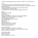 2011-2017 Honda Odyssey XENON HID Frontlys Ballast & Tenner & D2 33119TA0003 Pære 2stk