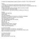 2008-2017 Mitsubishi Lancer XENON HID Scheinwerfer Vorschaltgerät &amp; Zünder &amp; D2 33119TA0003 Birne 2St