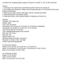 2010-2013 Acura ZDX XENON HID Scheinwerfer Vorschaltgerät &amp; Zünder &amp; D2 33119TA0003 Birne 2St