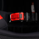 Prick motorcykelhjälm för vuxna, gata, integrerad hjälm, grå/vit