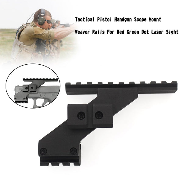 Taktische Pistole Pistole Zielfernrohrhalterung Weaver Rails Für Laser Sight