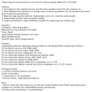 Schwarzer Mittelkonsolen-Armlehnendeckelriegel für Chevy Impala 2006-2013 19124205