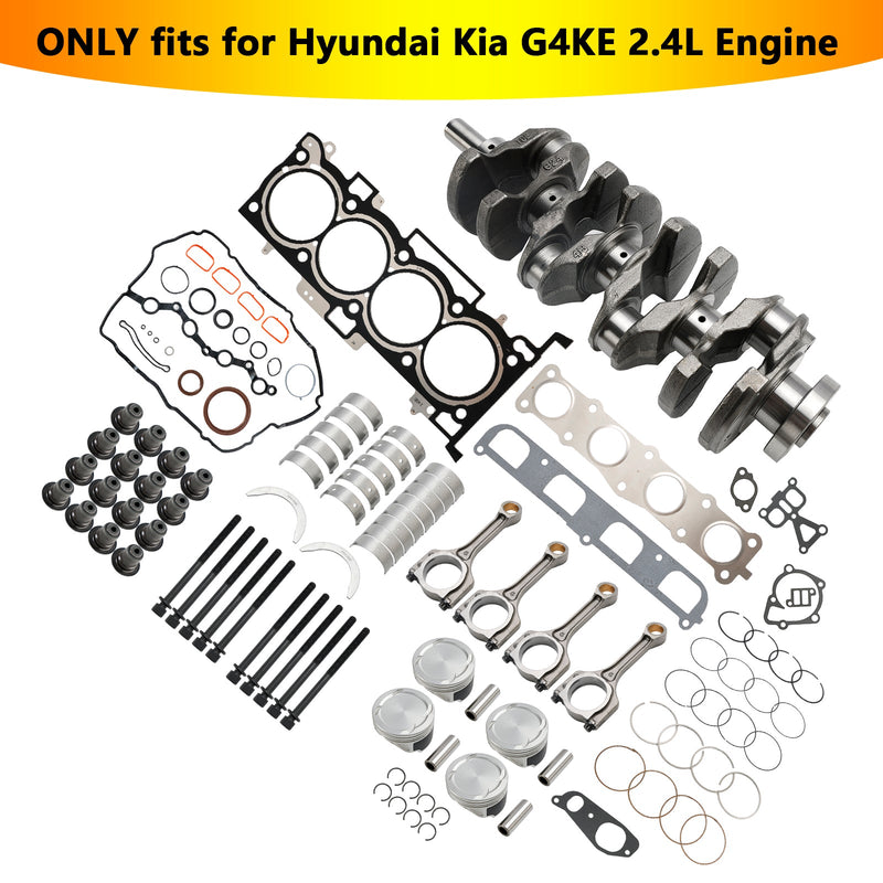 G4KE 2,4L Motorüberholungssatz &amp; Kurbelwelle &amp; Pleuel für Hyundai KIA