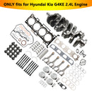 2010-2020 Hyundai Tucson G4KE 2.4L motoröversyn och ombyggnadssats & vevaxel & vevstakar 23510-25220
