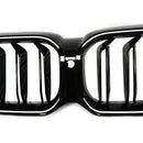 2021–2024 BMW 5er G30 G38 Frontgrill Doppellamelle, glänzend schwarz