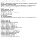 Zestaw uszczelek łożyska trzpienia kierownicy dla Kawasaki ZX1200 Ninja ZX-6R 2005 ZX-9R