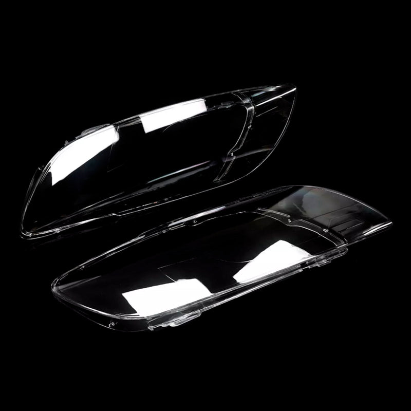 2PCS Front Scheinwerfer Glas Klar Abdeckung Für Audi Q7 2006-2015