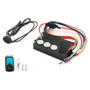 Cabrestante de elevación hidráulico de 12 voltios, sistema de control remoto por radio para remolque basculante