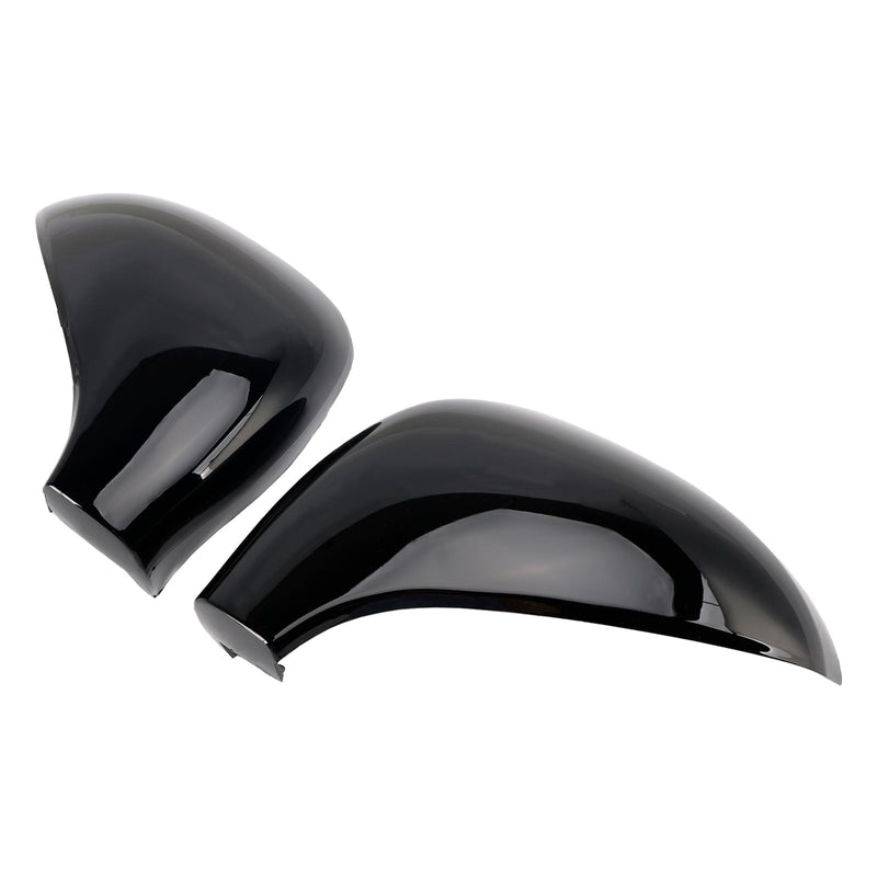 07/2006-05/2015 Peugeot 207 Hatchback Side Mirror Covers Rearview Housing Bright Black 9680194877 Generic
