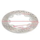 Bremsscheibe Hinten für Kawasaki SUPER SHERPA KL250 KJ250 KMX125 KM200 1986-2010