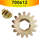 700612 Udskiftning af cylindrisk tandhjul 15 tænder 10 DP/20 PA til Lippert RV Slide Out-systemer