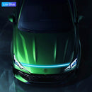 Auto Motorhaube LED Tagfahrlicht Streifen Flexible Dynamische Scan Starten