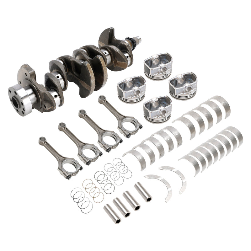 2010-2018 KIA SOUL 1.6L 1591CC L4 DOHC veivaksel og koblingsstang stempelsett 23041-2B600