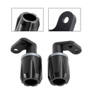 2024-2025 Kawasaki Zx-6R Zx 6R CNC Anti-Crash-Rahmen Slider Protector Schwarz Schwarz