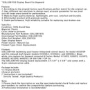 FDXLBKP1930 Teclado e montagem de abertura IDXL2DB1930 Placa de exibição para Hayward