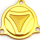 CNC Gold Ölfilterabdeckung Für Suzuki Burgmann UH 125 150 200 DR-Z 400 ES SM