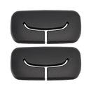 2x Schwarze hintere Sicherheitsgurtblende 1AP31DX9AA für Jeep Wrangler JK 2011-2018