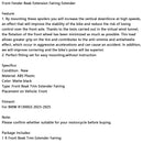 2023-2025 BMW R1300GS Kotflügelverlängerung vorne Schnabelverlängerung Verkleidungsverlängerung