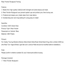 2009-2024 Touring Electra Street Road Glide Kotflügel hinten Kotflügel Verkleidung