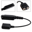 Cabo conversor de conector de fone de ouvido de 2 pinos K-Interface para Sepura STP8000 STP8030 STP8035